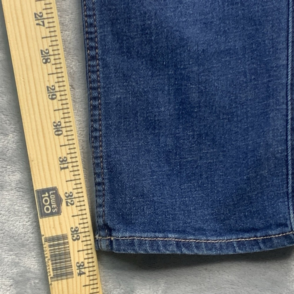 Hollister California Jeans Mens 36x32 Stacked Skinny Advanced Stretch Dark Blue - Picture 6 of 10